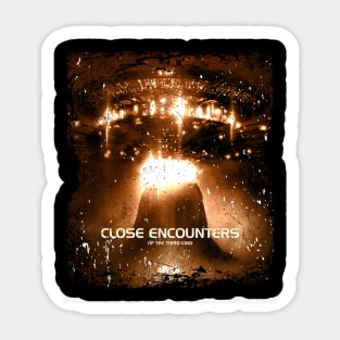 Close Encounters Odyssey Roy Neary's Cosmic Journey Sticker